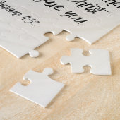 Bijbelvers bloemenpuzzel legpuzzel (Zijkant)