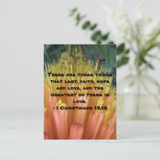 Bijbelvers Briefkaart (Staand voorkant)