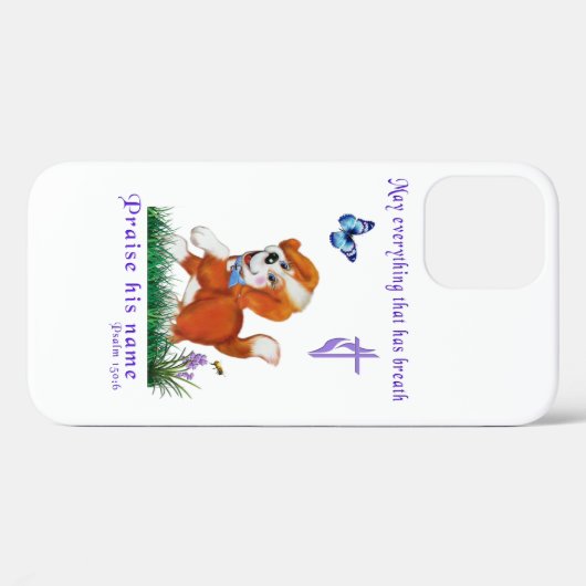 Bijbelvers Case-Mate iPhone Case (Achterkant (horizontaal))