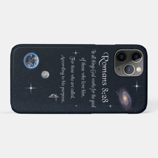 Bijbelvers Case-Mate iPhone Case (Achterkant (horizontaal))