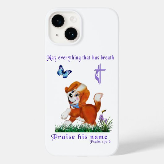 Bijbelvers Case-Mate iPhone Case (Achterkant)