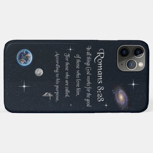 Bijbelvers Case-Mate iPhone Case (Achterkant (horizontaal))