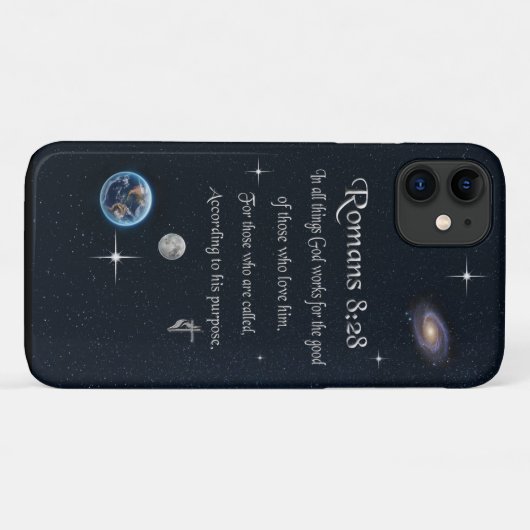 Bijbelvers Case-Mate iPhone Case (Achterkant (horizontaal))