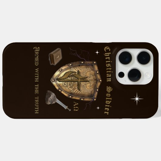 Bijbelvers Christelijk Case-Mate iPhone Case (Achterkant (horizontaal))