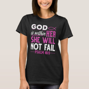 Bijbelvers Christelijk Gebed Jezus Heer Verlosser T-shirt