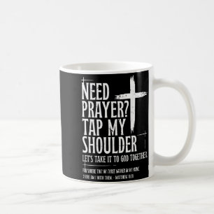 Bijbelvers Christelijk Gebed Tik Op Mijn Schouder Koffiemok