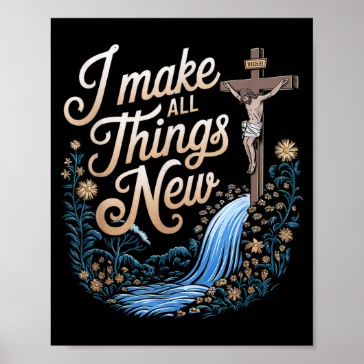 Bijbelvers Christelijk geloof Christendom Kerk Je Poster (Voorkant)