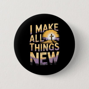 Bijbelvers Christelijk Geloof Christendom Kerk Je Ronde Button 5,7 Cm