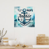 Bijbelvers Christelijk poster (Keuken)