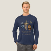 Bijbelvers Christelijk T-shirt (Voorkant)