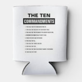Bijbelvers Christelijke Tien Geboden Blikjeskoeler (Voorkant)