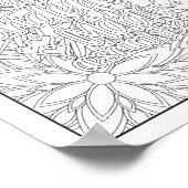 Bijbelvers/Christelijke Volwassen Kleurstof Poster (Hoek)