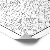 Bijbelvers/Christelijke Volwassen Kleurstof Poster (Hoek)