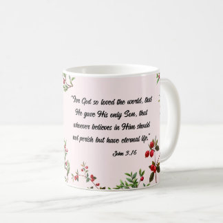 Bijbelvers Christmas Cranberry Ornament Koffiemok