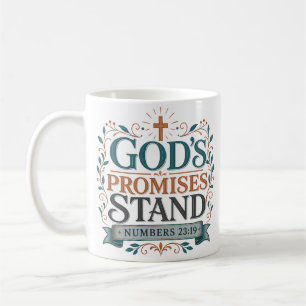 Bijbelvers citaten over Gods beloften Koffiemok