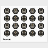 Bijbelvers Classic ronde Stickers (Vel)