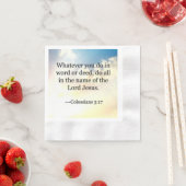 Bijbelvers, Colossians 3-17 Servetten (Insitu)