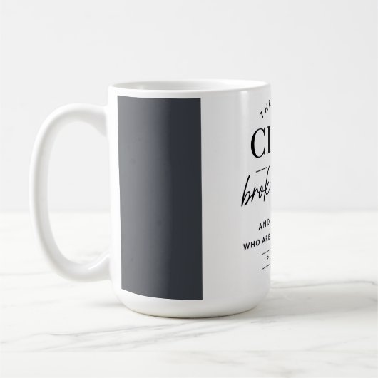 Bijbelvers - De Heer is nabij Koffiemok (Links)