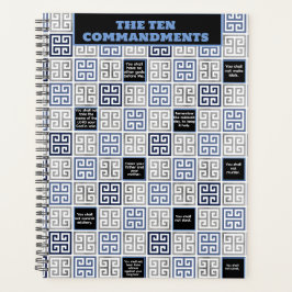 Bijbelvers De tien geboden van de Griekse kunst Planner