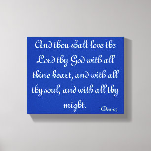 Bijbelvers doek canvas afdruk