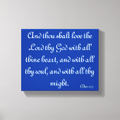 Bijbelvers doek canvas afdruk (Voorkant)