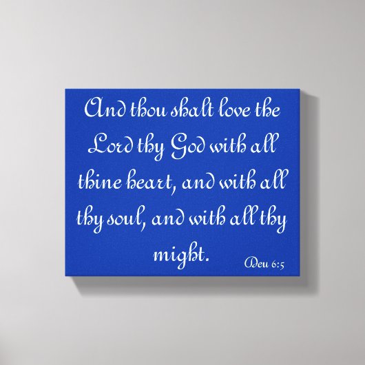 Bijbelvers doek canvas afdruk (Voorkant)