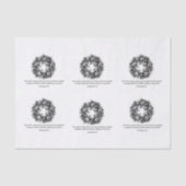 Bijbelvers- en schuurpapier tissuepapier (Voorkant)