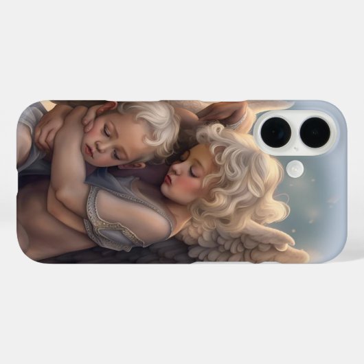 Bijbelvers engelen Case-Mate iPhone case (Achterkant (horizontaal))