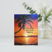 Bijbelvers, Filippenzen 4:13 Briefkaart (Staand voorkant)