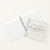 Bijbelvers Filippenzen 4:13 Ik kan alle dingen doe Notitieboek (Binnen)