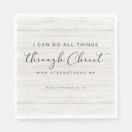Bijbelvers Filippenzen 4:13 Ik kan alle dingen doe Servet