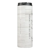 Bijbelvers Filippenzen 4:13 Ik kan alle dingen doe Thermosbeker (Achterkant)