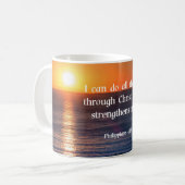 Bijbelvers, Filippenzen 4:13, Koffiemok (Voorkant links)