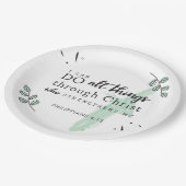 Bijbelvers Filippenzen 4:13 Papieren Borden Papieren Bordje (Gekanteld)