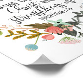 Bijbelvers Filippenzen 4:13 Schrift citaat Poster (Hoek)