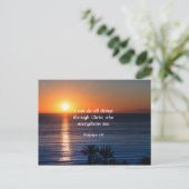 Bijbelvers, Filippijnen 4:13 Briefkaart (Staand voorkant)