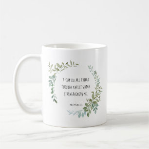 Bijbelvers, Filippijnen 4:13 Koffiemok