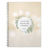 Bijbelvers, Filippijnen 4:13 Notitieboek (Voorkant)