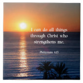 Bijbelvers, Filippijnen 4:13 Tegeltje (Voorkant)