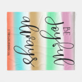 Bijbelvers fleece deken (Voorkant (Horizontaal))