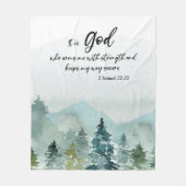 Bijbelvers fleece deken (Voorkant)