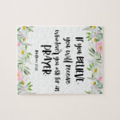 Bijbelvers floraal legpuzzel (Horizontaal)