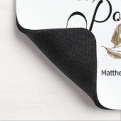 Bijbelvers Floral Muismat (Hoek)