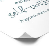 Bijbelvers Galaten laat de Schrift na Poster (Hoek)