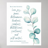 Bijbelvers Galaten laat de Schrift na Poster (Voorkant)