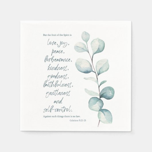 Bijbelvers Galaten Plein Servet (Voorkant)