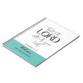 Bijbelvers Gebedsdagboek Notitieboek (Linkerzijde)