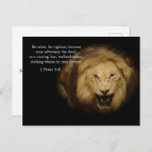 Bijbelvers geheugenkaart briefkaart (Voorkant / Achterkant)