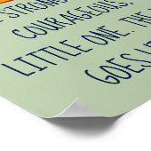 Bijbelvers Geïnspireerde Kroon Kinderen Poster (Hoek)