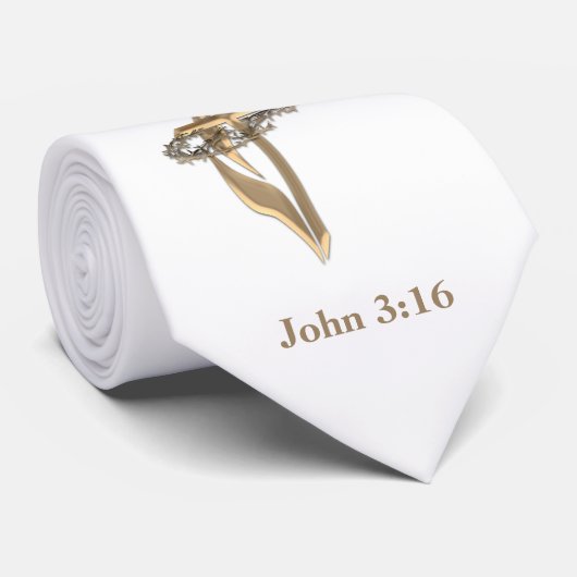 Bijbelvers gered door genade stropdas (Opgerold)